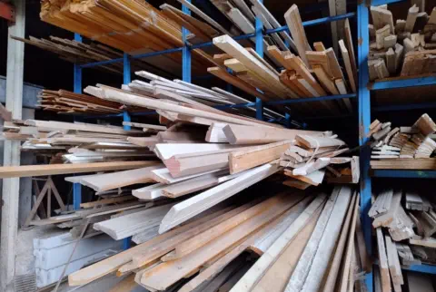 recycled timber rack at Moss Vale Recycled Timber