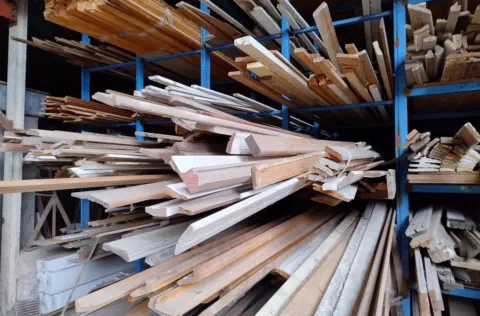 recycled timber rack at Moss Vale Recycled Timber