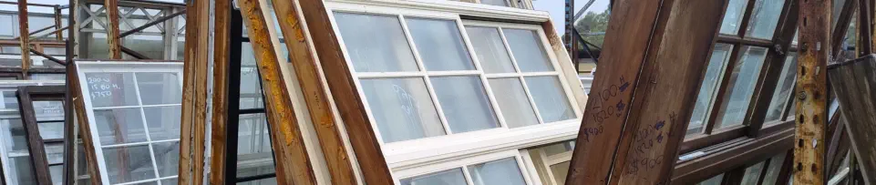 Recycled timber windows at Moss Vale Recycled Timber